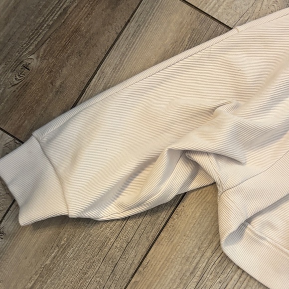 XL Avia Open Front Cream Cardigan - Picture 4 of 5